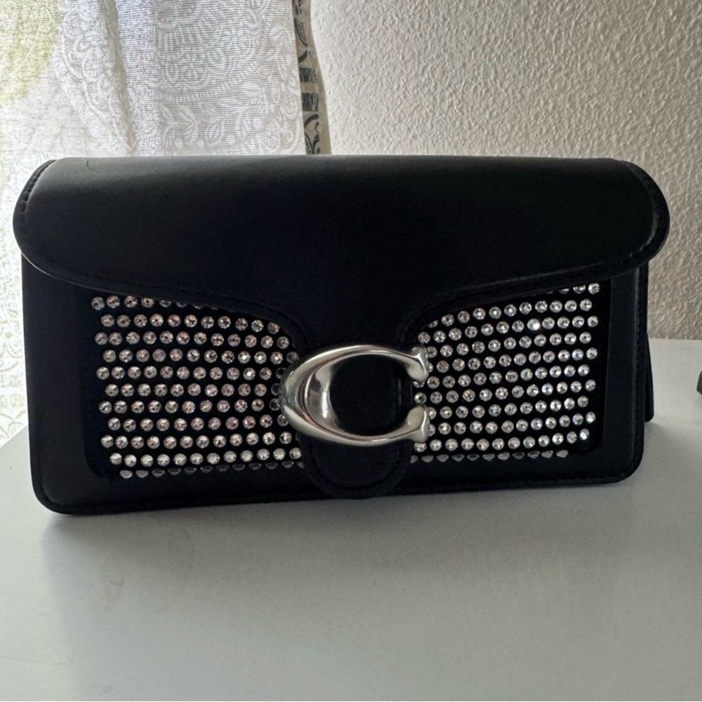 Coach Black Crossbody Bag with Crystals
